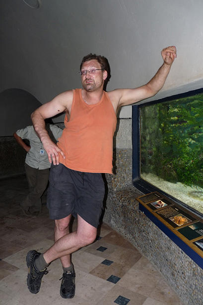 3. Dr. Vincze Zoltán, az Akvárium vezetője